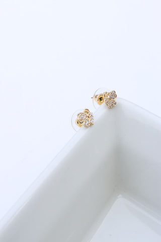 Gold Tiny Butterfly AD Studs