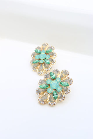 Sea Green Stone Studs