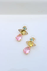 Pink Yellow Brunch Earrings