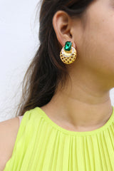 Matte Moon Grid Studs