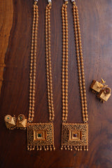Square Pendant Long Set