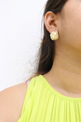 Pearl Grid Studs