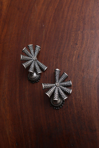 German silver Spokes Jhumkas