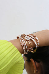 Rosegold Butterfly Stone Bracelet