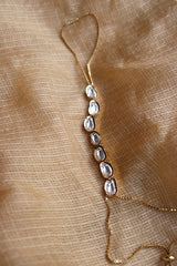 Single Line Kundan Handchain