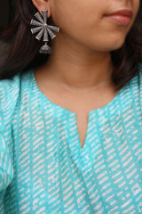 German silver Spokes Jhumkas