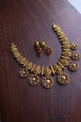 Intricate Ruby Flower set