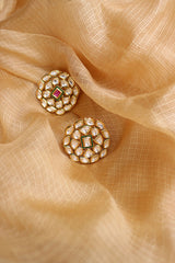 Big Kundan Statement Finger Ring