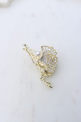 Shell Stones Claw Clip