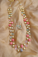 Two Layer Pastel Coral Maala