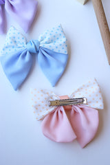 Polka Dot Print Barrette