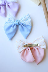 Polka Dot Print Barrette